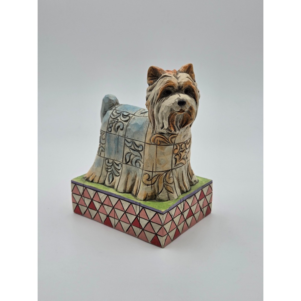 Jim Shore Heartwood Creek PJ Yorkshire Terrier Yorkie Figurine 4009745 2007